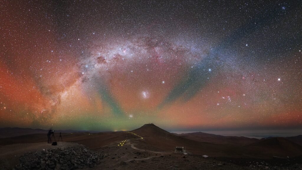 Atacama Desert under one of the clearest night skies on Earth