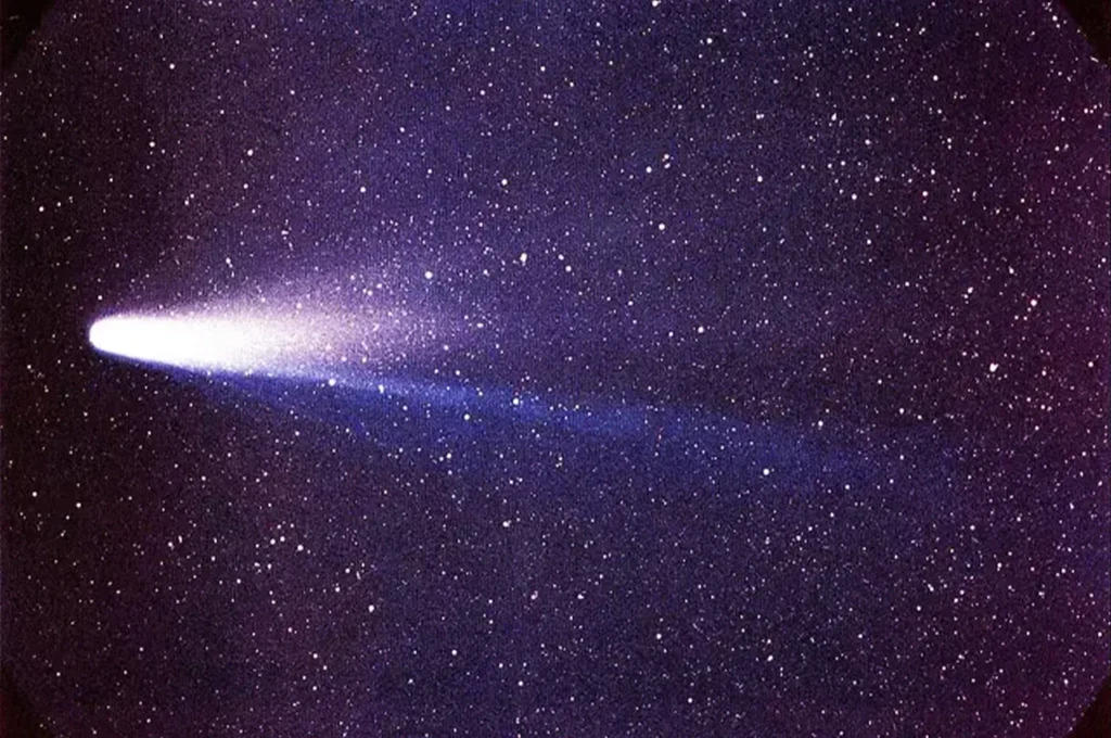 Halley's Comet, the source of the Orionid Meteor Shower